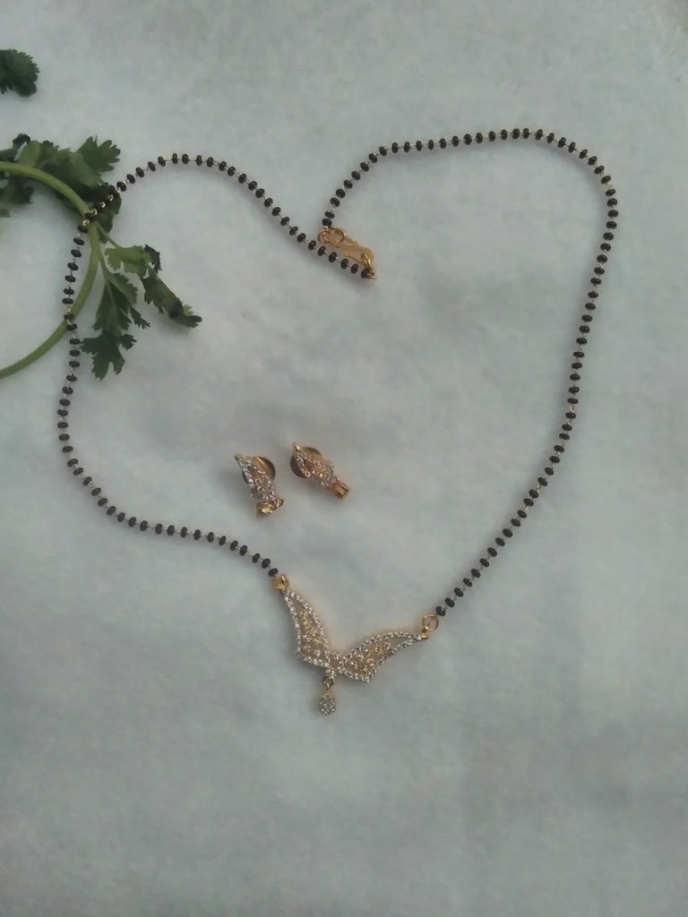Diamond Pendant Mangalsutr