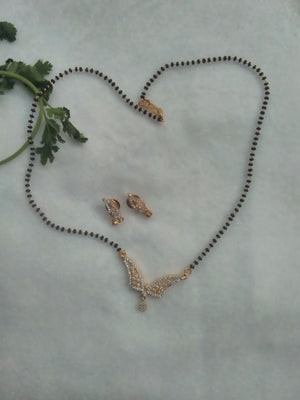 Diamond Pendant Mangalsutr