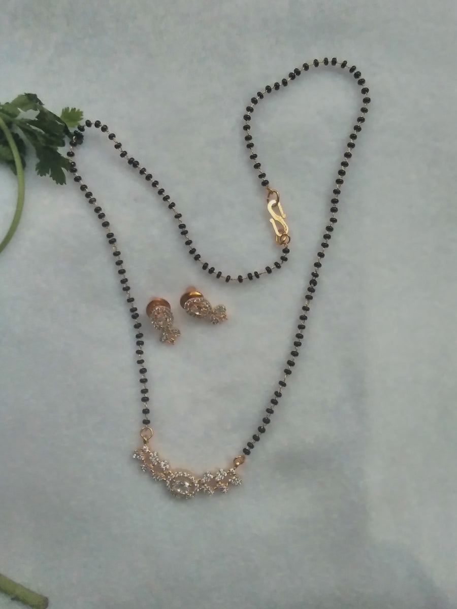 Diamond Pendant Mangalsutr