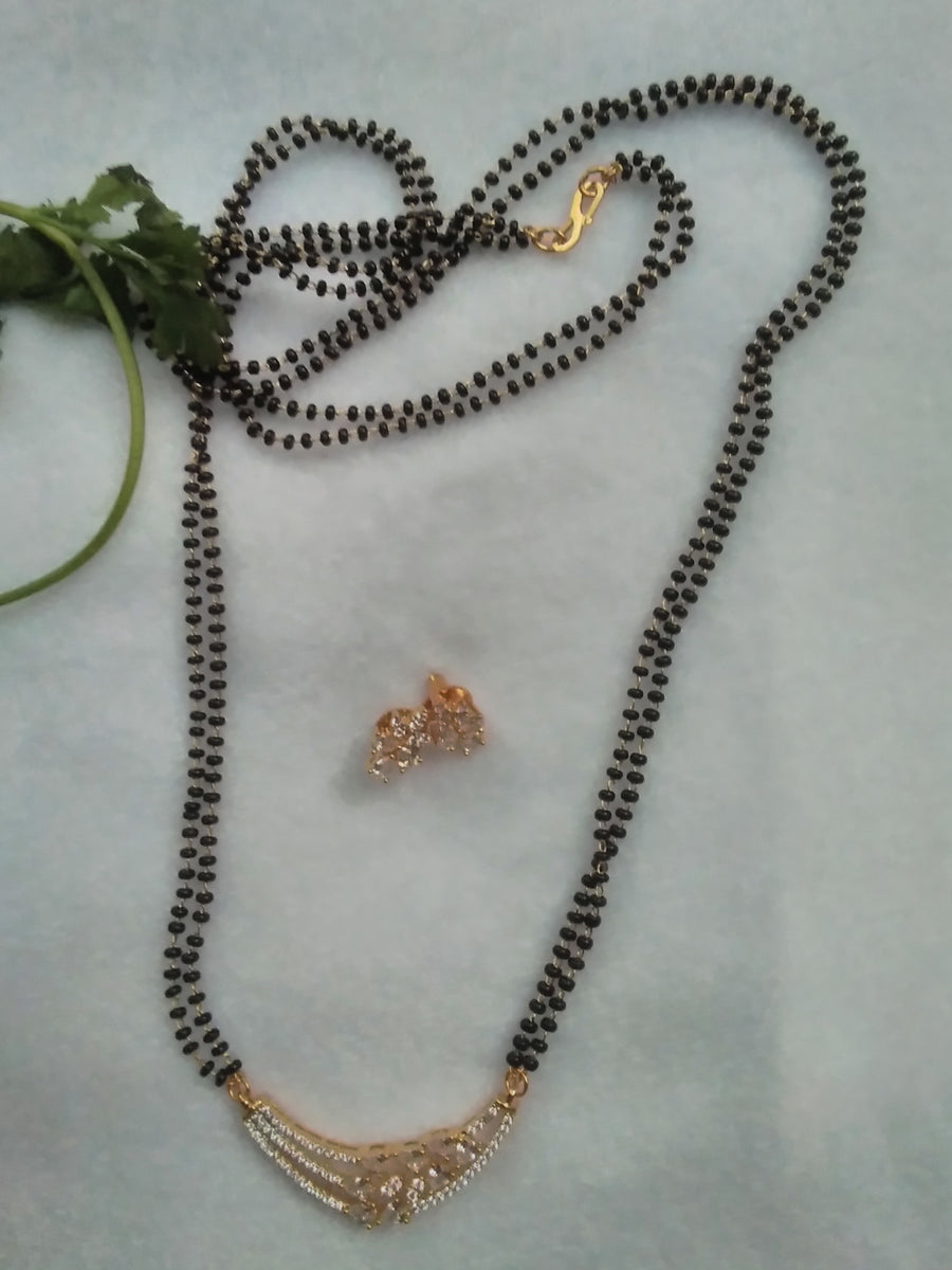 Diamond Pendant Mangalsutr