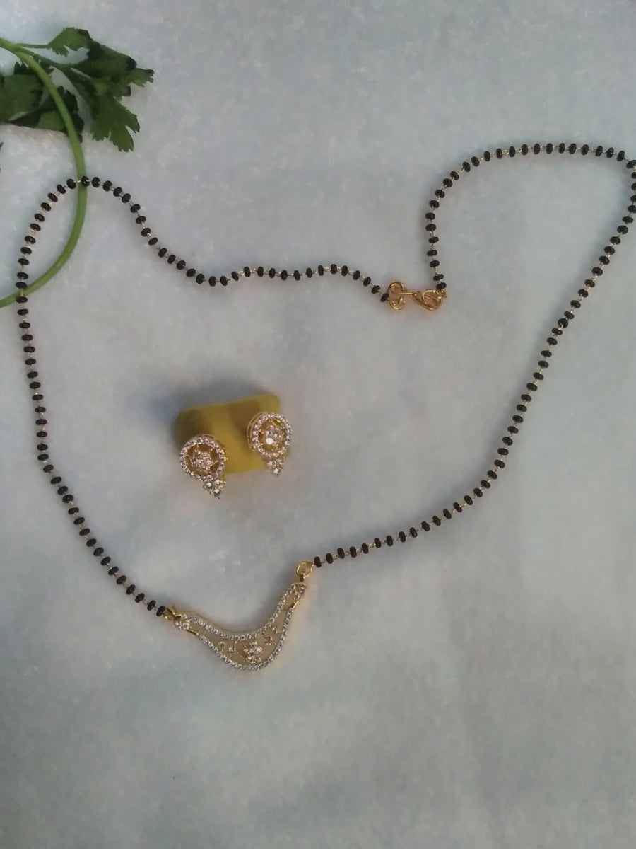 Diamond Pendant  Mangalsutr