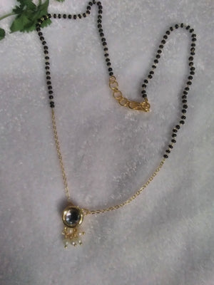 Kundan pendant Mangalsutr